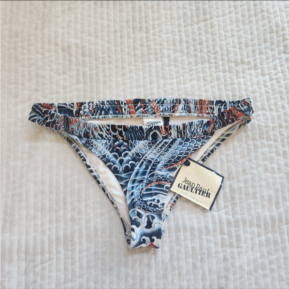 NWT Jean Paul Gaultier for Target swimsuit bikini bottom size L